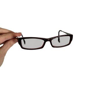 Ray Ban Titantium RB5136 Dark Maroon Burgundy